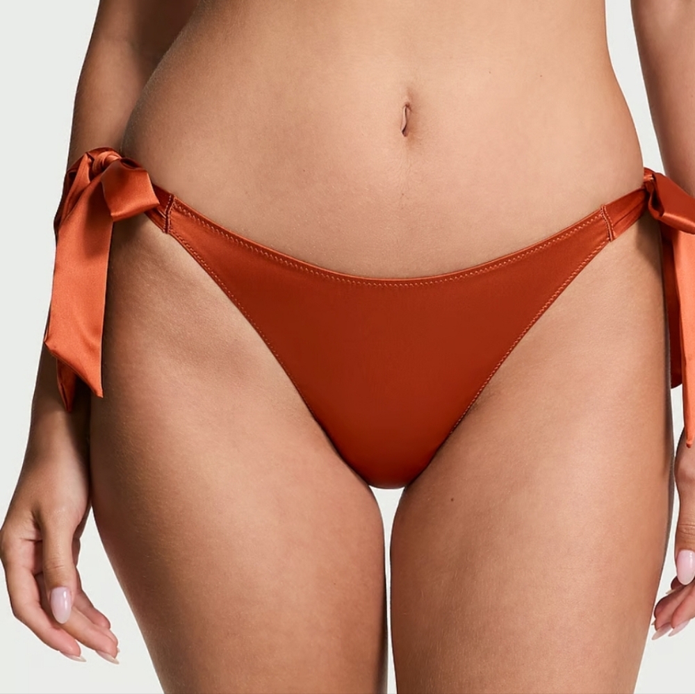 VS Lil Snack Satin Tie Side Panty - Picture 2 of 4